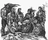 The Scar Angels Pack from Hunting Ground: The Rockies. Art by Abrar Ajmal.