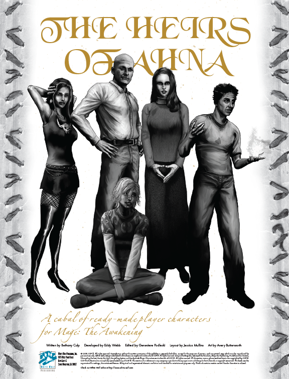 Ready Made Player Characters The Heirs Of Ahna White Wolf Wiki Fandom Ready Made Player Characters The Heirs Of Ahna White Wolf Wiki Fandom
