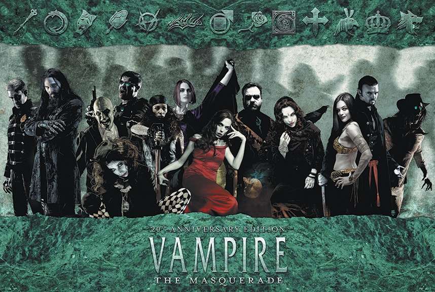 Vampire: The Masquerade 20th Anniversary Edition - White Wolf, Vampire:  The Masquerade Revised, Vampire 20, Vampire 20th Anniversary