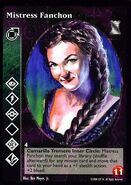 Mistress Fanchon VTES card. Art by Ken Meyer, Jr.