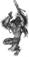 Wendigo (Werewolf: Revised, pag. 90, Version BR)