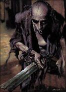 From Dark Ages Clan Novel 1: Nosferatu. Art by John Bolton