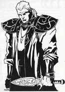 King Albrecht from the Silver Fangs Tribebook. Art by Matt Milberger and Mike Chaney.