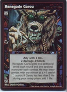 VTES card depicting a renegade Garou