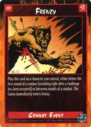 Rage card depicting a frenzy