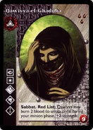 Qawiyya el-Ghaduba VTES card. Art by Juan Calle