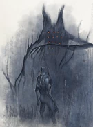 A Garou encountering a spirit