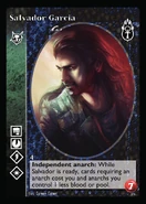 Salvador García VTES card. Art by Carmen Cornet