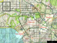 A street map of LA.