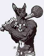 Silent Striders (Tribebook: Silent Striders Revisado, pág. 81 Versão BR) from Tribebook: Silent Striders. Art by Leif Jones.