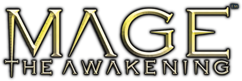 Mage the awakening. Пробуждение логотип. Awakening logo. Mage the Awakening лист персон.