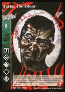 Tariq, The Silent advanced VTES card. Art by Steve Eidson