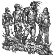 Shadow of Smoke and Fire Pack from Hunting Ground: The Rockies. Art by Abrar Ajmal.