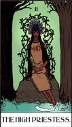 The High Priestess, used to represent Dreamspeakers in Tarot