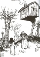 Baba yaga cabin.jpg (157 KB) Vasilisa confronts Baba Yaga. Art by Vince Locke
