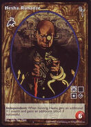 Hesha Ruhadze VTES card. Art by John Van Fleet