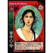 Isoudadeblaise vtes card.jpg (64 KB) Isouda de Blaise VTES card. Art by Rebecca Guay