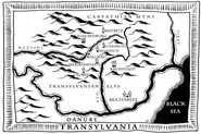 Map to Ceoris in Transylvania