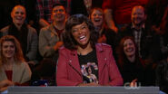 In "Hoedown", Chip points to Aisha and says "Drew looks freaking great!"