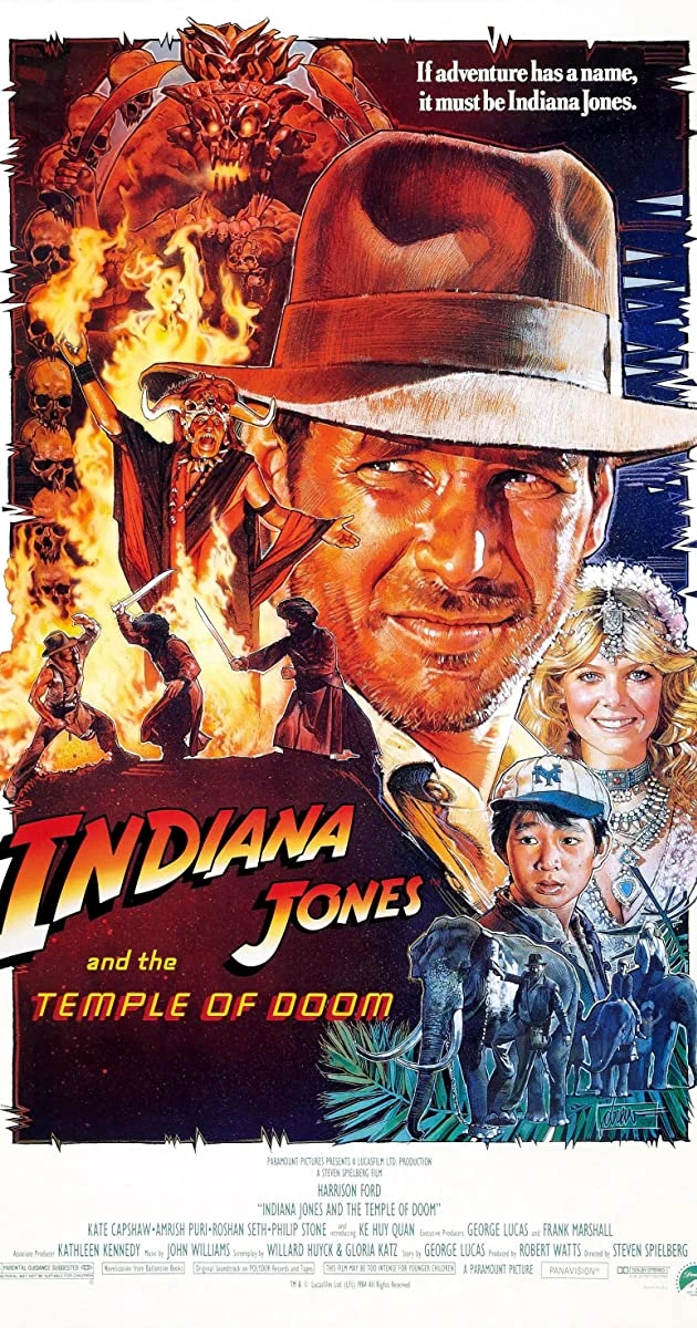 INDIANA JONES and the TEMPLE OF DOOM チラシ INDIANA JONES and the TEMPLE OF DOOM チラシ Indiana Jones