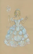 Susan Hilferty's sketch of Glinda's Bubble Dress