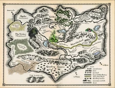 Map from The Life and Times of the Wicked Witch of the West map image