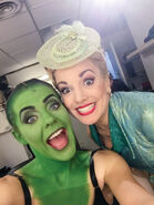 Rachel Tucker getting Green with Kara Lindsay