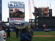 Julia Murney Mets Game National Anthem