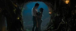 Fiyero and Elphaba together in the woods