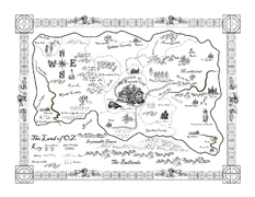 Wicked (Musical) Map map image