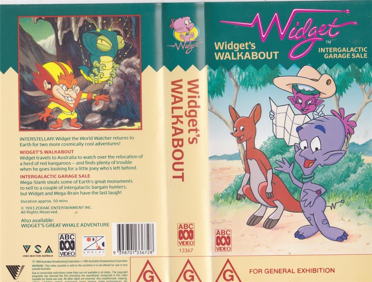 Widget's Walkabouts (VHS) | Widget the World Watcher Wiki