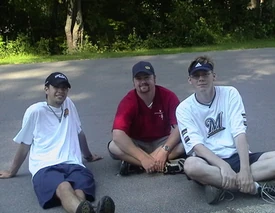 Manitowalk03.jpg (46 KB) Manitowalk in the Park 2004 with Ryan Hornickel and Jony Van Deurzen