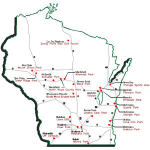 Wisconsin State Map 1999 - By Paul Boersma