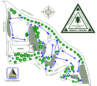 Gbdg01.gif (31 KB) Triangle Sports Area Disc Golf - original layout