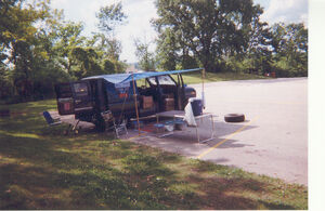 The old van at Triangle 1998-99