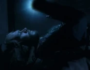 Geralt kreślący Znak Yrden