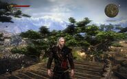 Geralt w zbroi Kruka w grze Wiedźmin 2: Zabójcy Królów