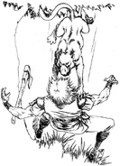 Leszy pod postacią zwierzęcia - wizerunek z Gry Wyobraźni