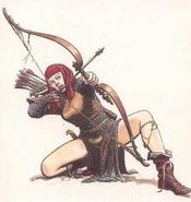 O CO Milva.jpg (9 KB) Milva na okładce pierwszego wydania Chrztu ognia, ilustrował Bogusław Polch