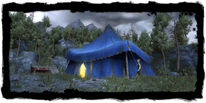 Sabrina's tent
