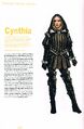 Cynthia w typowym dla nillfgardzkiej mody, stroju