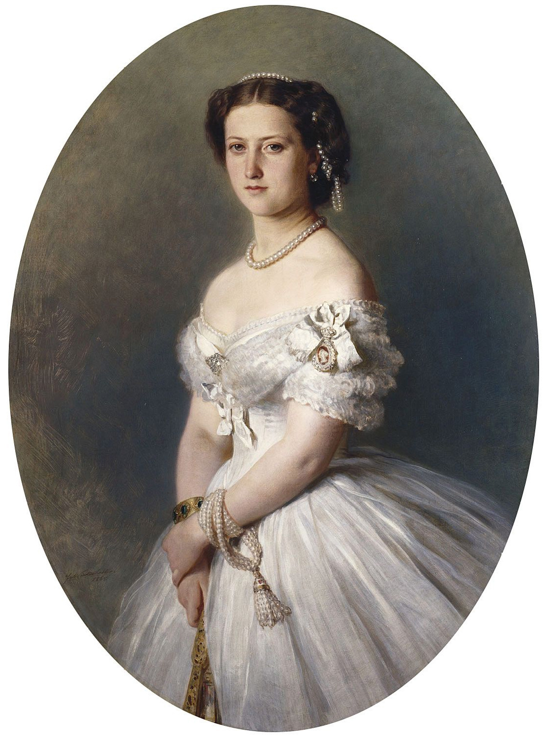 Franz Xaver Winterhalter (1805 - 1873) принцесса Виктория