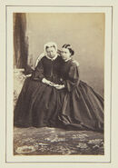 Queen Victoria with her daugther Princess Helena