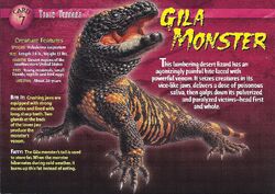 Gila Monster front