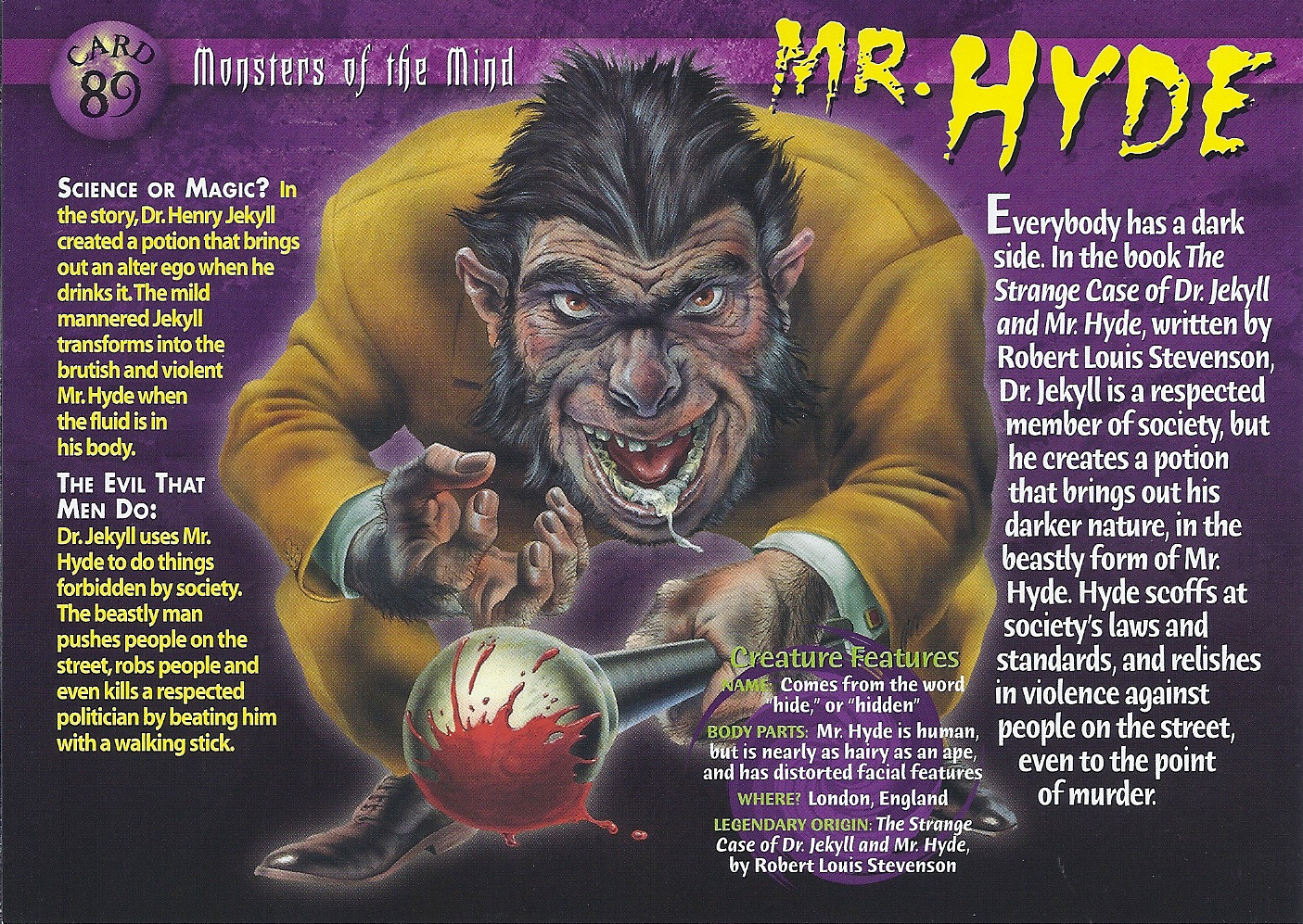 Mr Hyde Weird N Wild Creatures Wiki Fandom