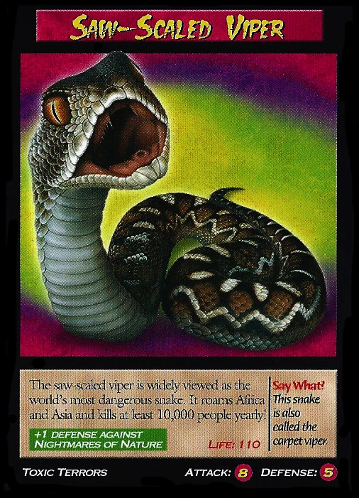 Saw-Scaled Viper | Weird n' Wild Creatures Wiki | Fandom