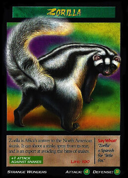 うのにもお得な情報満載！ Zorilla | Weird n' Wild Creatures Wiki | Fandom ワンピース カードゲーム
