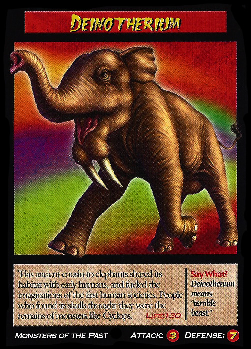 Prehistoric Large Known Elephant Jurassic Dinosaur Deinotherium