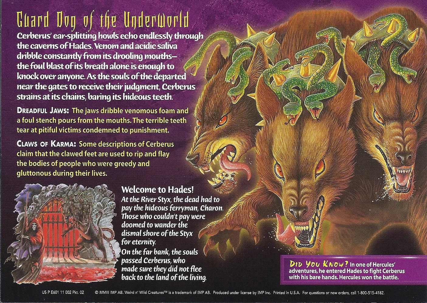 Cerberus | Weird n' Wild Creatures Wiki | Fandom