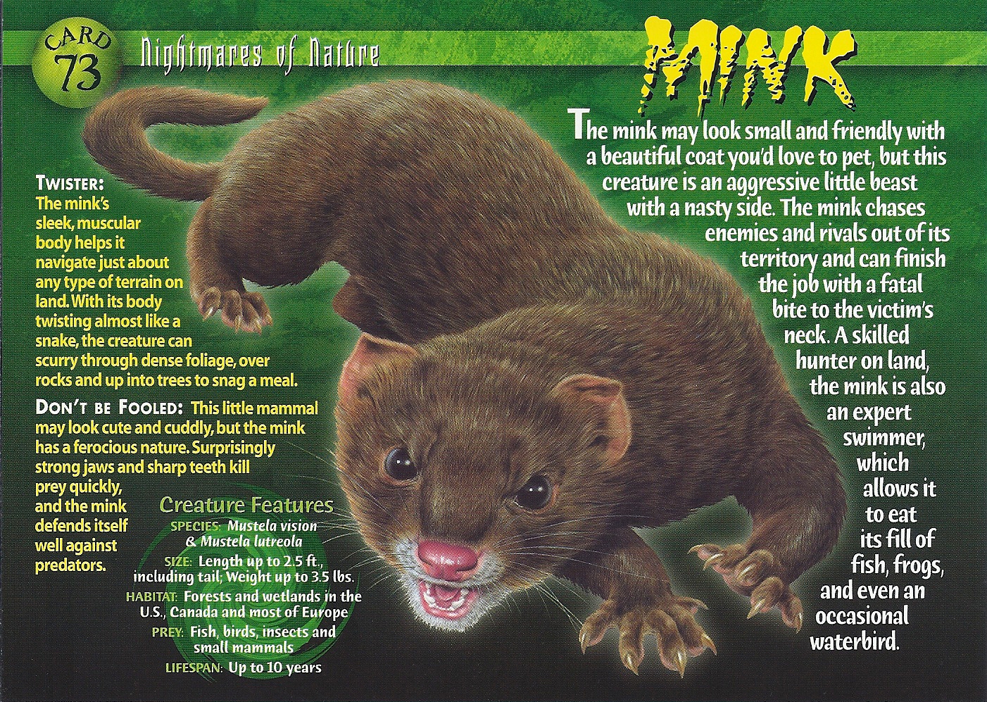 Mink, Weird n' Wild Creatures Wiki